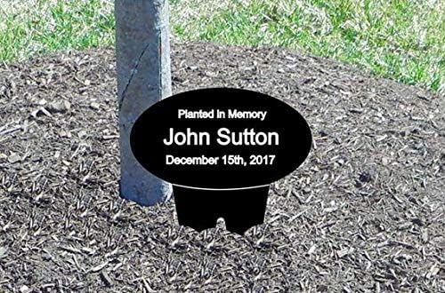 Comfort House Personalized Tree Tag - Custom Tree and Plant Identification Marker Stakes Into Ground - Name, Memorial, Care Instructions # J0039