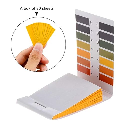 Utoolmart pH Test Strips, 320PCS Full Range 1-14 Litmus Paper pH Soap Making Testing Strips for Water Saliva Urine Soil, Drinks, 4 Packs