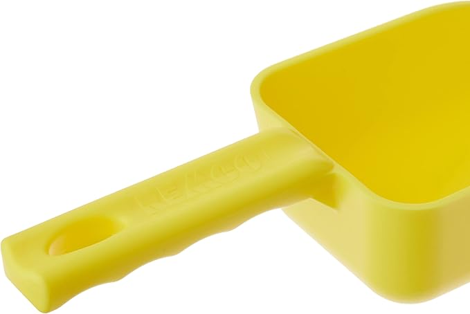 Vikan Remco 63006 Color-Coded Plastic Hand Scoop - BPA-Free Food-Safe Kitchen Utensils, Restaurant and Food Service Supplies, 16 oz, Yellow (Pack of 2)