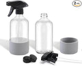 YOCASII 2PCS 500ml Glass Spray Bottles Set – Refillable spray bottles for Hair, Cleaning & DIY Solutions – Perfect for travel essentials, Home & Garden Use