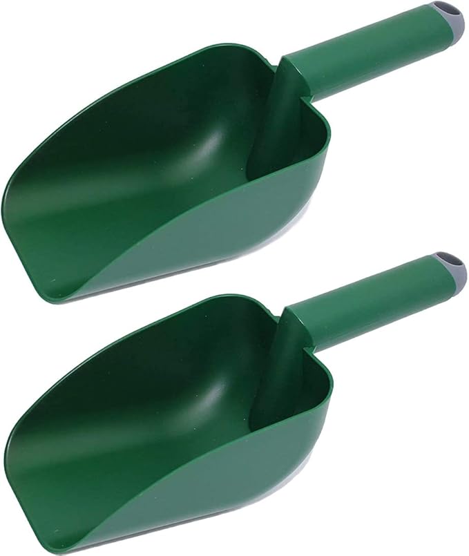 Set of 2 Plastic Soil Scoops