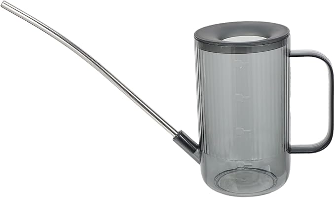 Toddmomy 1pc Chic Long Spout Watering Can Durable Watering Kettle for Indoor and Outdoor Gardening Lightweight Design with Transparent Body for Easy Water Level Monitoring