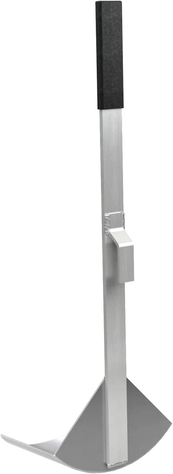 Bon Bucket Scoop Aluminum Material Scoop 6 1/2" x 4 3/4" x 2 1/2" with Clip On Handle for Masonry and Plaster Work