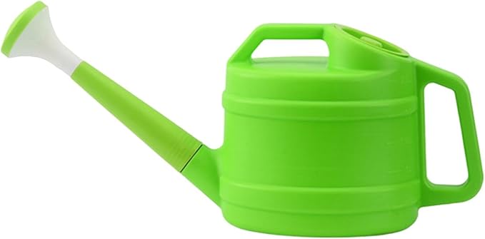 Watering Can for Plants with Sprinkler Head, Detachable Watering Can for House Plant Garden Flower, 2.5L Large Capacity Water Can Plastic Pot, Long Spout for Indoor Outdoor, 1/2 Gallon (Green)