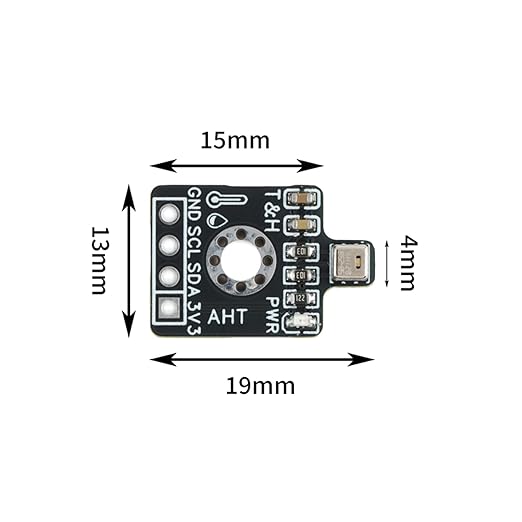 5pcs AHT20 Precision Digital Temperature Humidity Sensor Measurement Module I2C IIC Communication Compatible SHT20