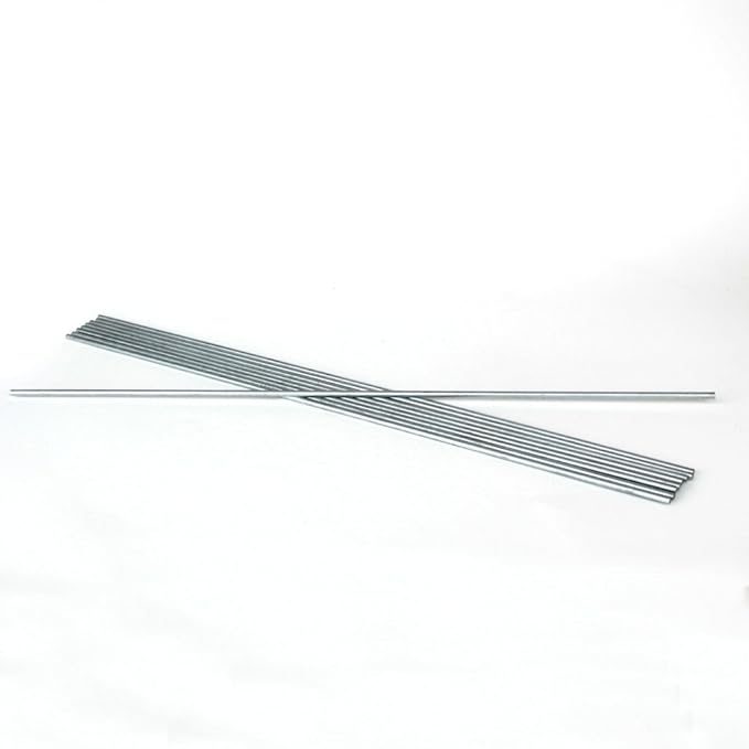 10 inch Galvanized Metal Plant Stakes for Indoor Plants and Outdoor Plants (10 Pcs)