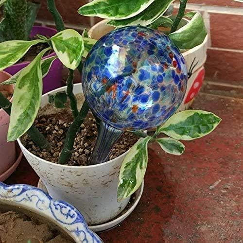 Watering Globes 4 Pack Plant Self Watering, Plant Watering Globes Glass Water Bulbs for Plants, Self Watering Spikes Colorful Water Globes,150ml Glass Watering Bulbs for Indoor Plants Outdoor Use