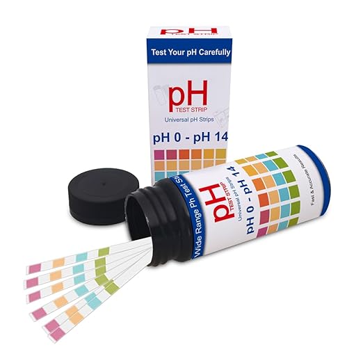 200pcs pH Test Strips, Universal pH 0-14, Testing pH for Urine Saliva Drinking Water Labs Aquariums Gyms Pools… (200)