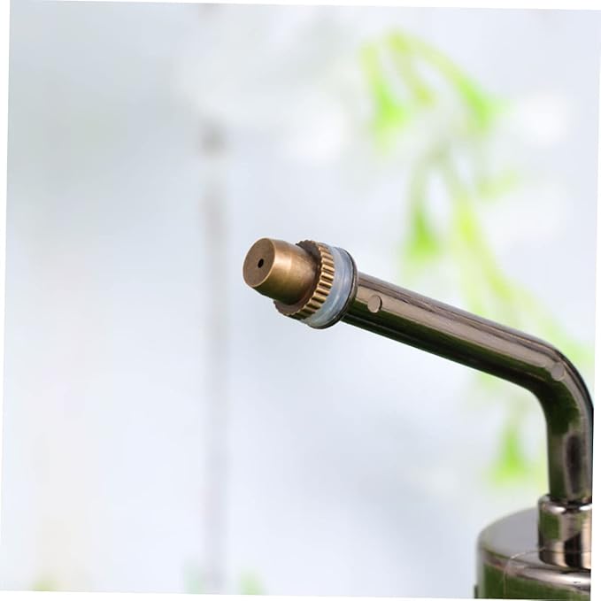 VOSAREA Vintage Glass Watering Kettle Mist Spray Hand Pressure Type Spray Bottle for Indoor Plants 500ml Capacity Glass Design for Flower Gardening and Succulent Care
