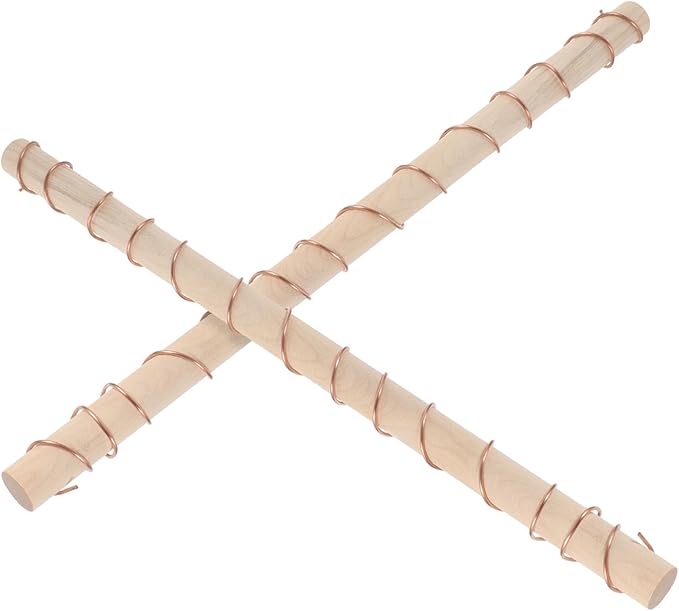 BESPORTBLE 4pcs Copper Wire Garden Antenna Stakes for Plant Support Copper Wire Coils with Winding Tool for Gardening for and Vines