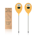 2 Pcs Green Soil Moisture Meter, Plant Water Meter, Moisture Meter for Plants, Soil MoistureTester, Soil Water Gauge for Plants, Plant Moisture Monitor No Battery Needed (Orange+Orange)