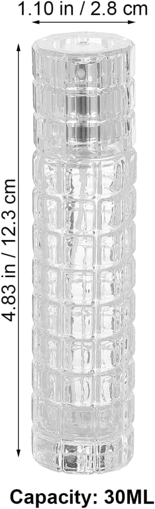 1Pc Cocktail Atomizer Sprayer 45ml Refillable Empty Bitters Spray Bottle Glass Martini Bar Bitter Perfume Mister for Bartending Travel and Home Use Resistant Airtight