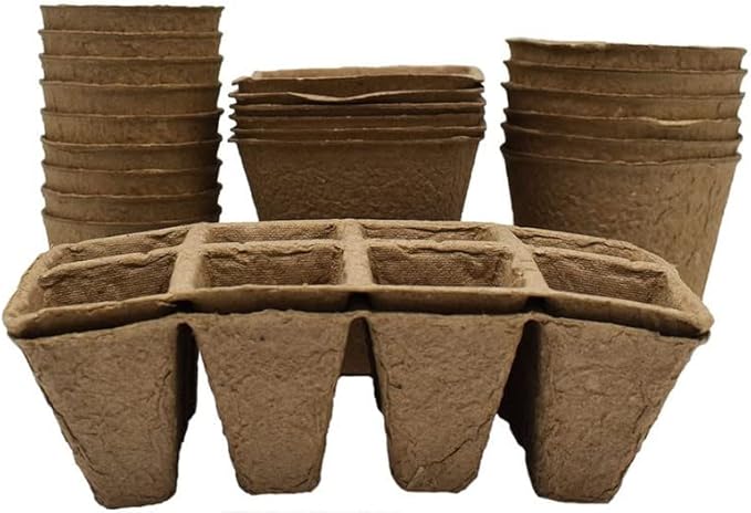 Deluxe Superfood Garden Starter Kit - Includes: Seeds, Peat Pots, Netted Coir Pellets, and a Beginners Guide - Great for Beginners - Heirloom, Non-GMO