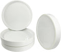 Yukfona Plant Saucer Pot Tray Planter Saucers 4 Pack 4 in,5 6 7 8 9 10 11 12 13 Inch for Indoors Outdoor, Durable Sturdy Ceramic Flower Drainage drip Water Tray for Glazed Pots Base (4 Inch-White)