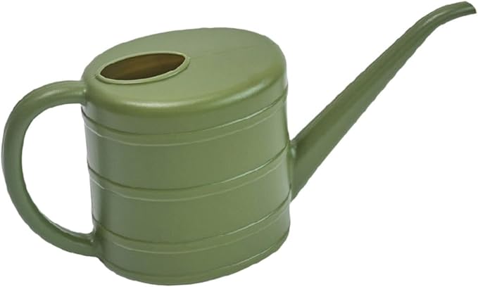 MYCENSE Watering Can Ergonomic Handle Easy to Use 2L Long Spout Water Can Watering Bucket for Flowers Kids Adults Yard Indoor Plants, Green