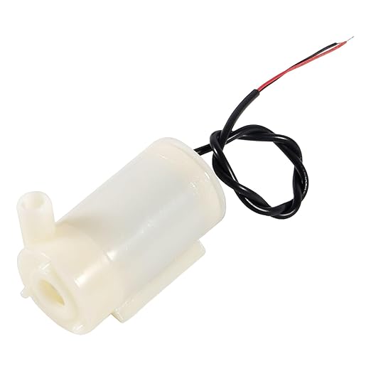 Upgrade Automatic Irrigation DIY Kit Self Watering System with Capacitive Soil Moisture Sensor 5V Relay Module and Water Pump + 50cm Silicone Tubing for Garden Plant Flower Watering DIY