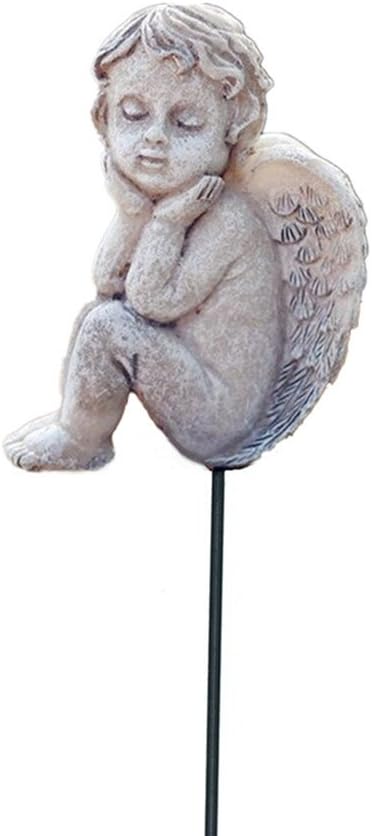 MUAMAX Decorative Angel Garden Stakes Miniature Angel Fairy Garden Angel Small Memorial Statue