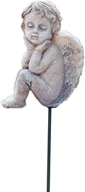MUAMAX Decorative Angel Garden Stakes Miniature Angel Fairy Garden Angel Small Memorial Statue