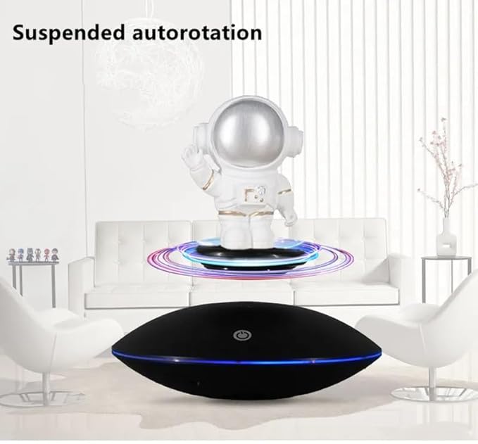 Magnetic Levitating Display Stand - 360 Rotating Floating Magnetic Display for Levitating Decor & Gifts - Stable Levitation Platform for Desk Decor - Showcase Models, Gadgets, or Collectibles