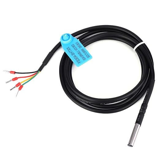 Soil Digital Temperature & Humidity Sensor Probe Stainless Steel Case Housing Low Consumption I2C Output Practice DIY(),Temperature and Humidity Sensor