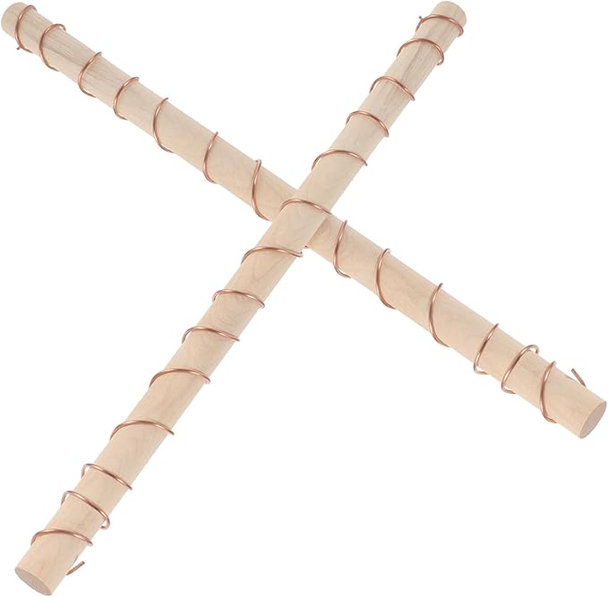 BESPORTBLE 4pcs Copper Wire Garden Antenna Stakes for Plant Support Copper Wire Coils with Winding Tool for Gardening for and Vines
