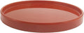 Yukfona Ceramic Plant Saucer Pot Tray 8.5 Inch, Planter Saucers 6 7 8 9 10 11 12 15 Inch, Durable Sturdy Flower Drainage drip Water Tray for Glazed Pots Base (8.5 Inch- Red Terracotta)
