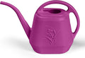 Plastic Watering Can - for Indoor and Outdoor Plant - 1/2 Gallon - Rose Red
