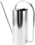 Plant Watering Can,Watering Can for Indoor Outdoor Plants,52.8oz Large Capacity Watering Kettle Stainless Steel Pot Gardening Supplies,Long Spout Watering Can for Indoor Bonsai(Stainless Steel Color)