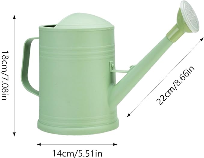 Watering Can for Plants,Garden Flower Watering Can with Long Spout and Adjustable Shower Head for Indoor Outdoor Plants,Durable Garden Supplies, Sprinkler Head Spout for Flowers Succulents (Yellow)