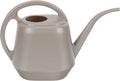 Toyvian 4l Long Spout Watering Can for Indoor Garden and Outdoor Plants Thickened Plastic Watering Pot in Coffee Color Large Capacity for Flowers and Succulents