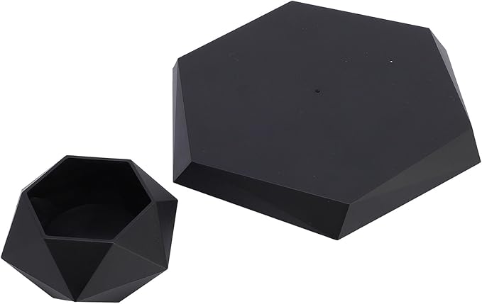 Floating Plant Pot Resin 360 Degree Rotation Magnetic Levitating Flower Pot Planter for Home Living Room Office Desk Decor - Silent Levitation Technology, Easy Installation,