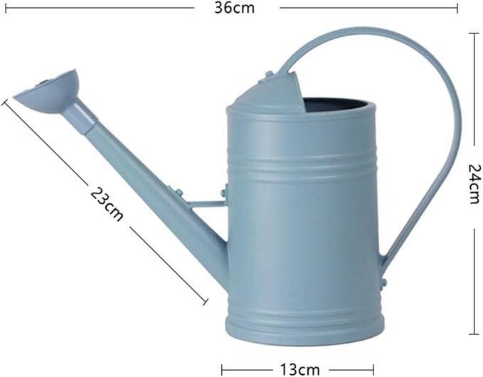 Baoblaze Watering Can Indoor Plants with Detachable Sprinkle Head 1.8L Lightweight er Watering Can Long Spout Watering Can for Plants Bonsai, Blue