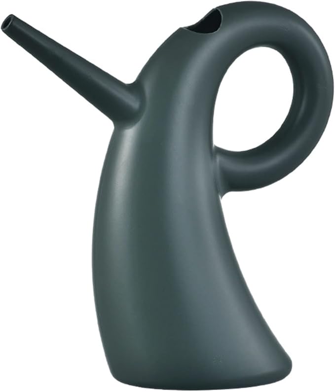 1.5L Watering Can for Indoor Outdoor Plants, Creative Sheep Horn Shape ABS Plastic Plant Small Watering Can for Indoor Plants, Long Spout Watering Cans for House Plant Garden Flower