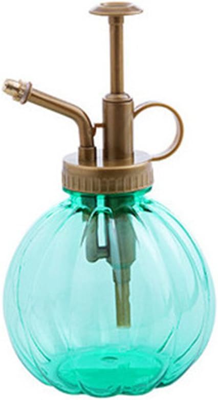 350ML Plant Mister Flower Water Spray Bottle Can Pot|Vintage Pumpkin Style Decorative Glass Plant Atomizer Watering Can Pot with Top Pump for Indoor Potted Terrariums Flowers,Hairdressing Sprayer
