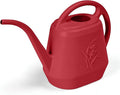 Hand Plastic Watering Can - for Indoor and Outdoor Home Garden Plants - with Long Spout - Wine Red - 1/2 Gallon