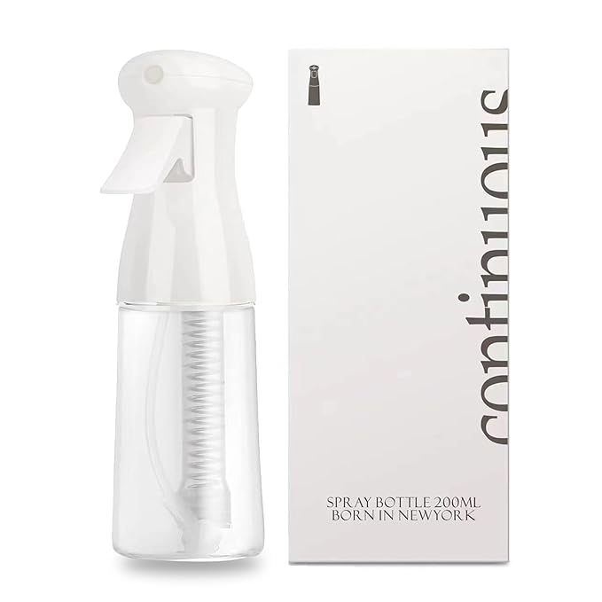 Hair Spray Bottle,Continuous Water Mister Empty Spray for Hairstyling, Cleaning, Plants, Misting and Skin Care