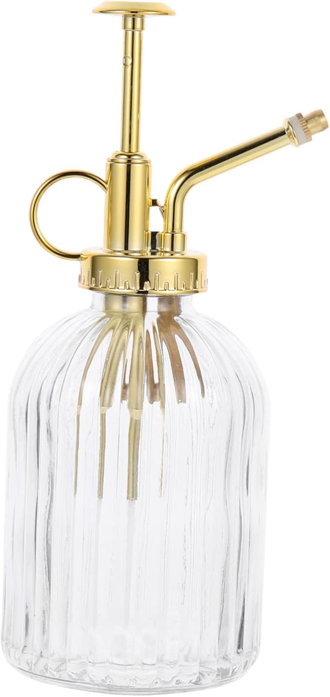 350ml Vintage Glass Spray Bottle for Indoor and Outdoor Plant Care Large Capacity Water Mister Adjustable Nozzle for Gardening and Floral Arrangements