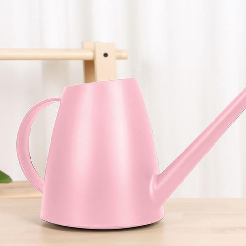 1/2 Gallon Watering Can Indoor Plants with Removable Sprinkler Head and Handle, Long Spout Plastic Watering Can for House Plants Bonsai Flower Garden Indoor