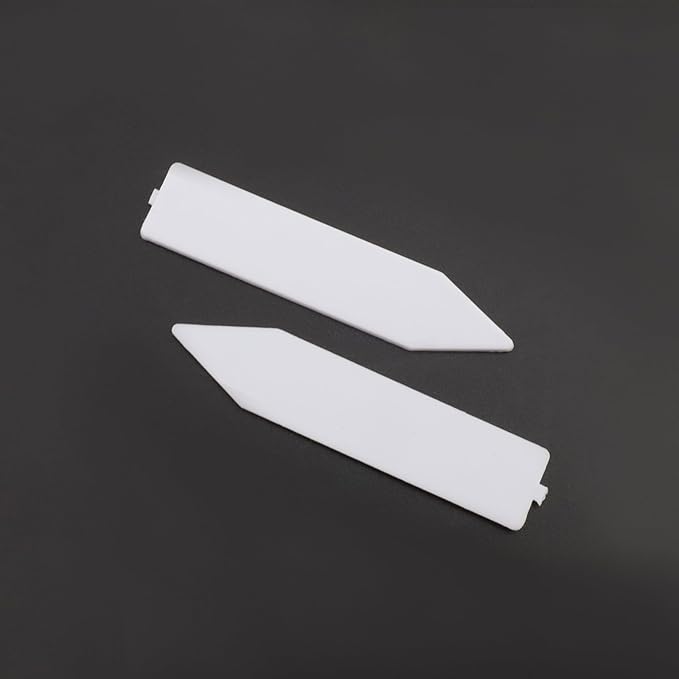 Quluxe 200 Pcs 2" White Plant Name Tags Plant Label Stakes Plastic Garden Markers for Outdoor Garden
