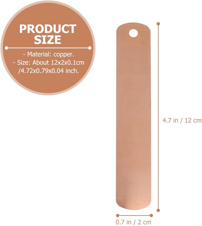 Hemoton Copper Plant Tags with Copper Ties 30Pcs Waterproof Metal Tags Garden Labels for Outdoor Pots and Planters Reusable Plant Markers for Lawn and Garden Identification
