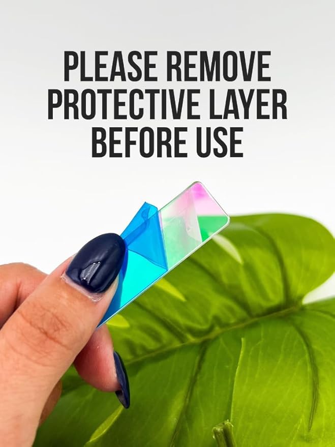 Iridescent Acrylic Plant Tags – Waterproof, Reusable Garden Markers for Houseplants, Herbs Outdoor Plants – Durable & Stylish Plant Labels for Indoor & Outdoor Use (Set of 25) by Propagation Diaries™