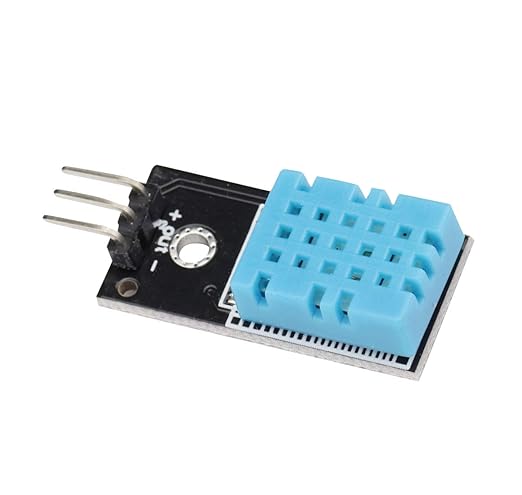 3PCS Digital DHT11 Temperature Humidity Sensor Module Temperature and Humidity Detector 3.3V-5V 20%-95% Environmental Temperature Humidity Induction Probe with Wires