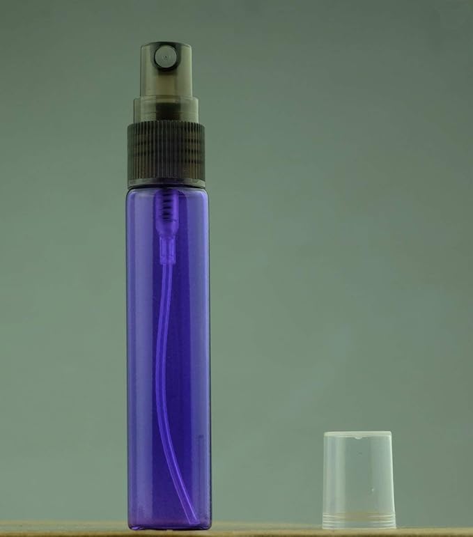 20 Pack Set 10ML Protable Refill Bulk Atomizer Spray Travel Perfume Bottle Hydrating Empty Bottle (Purple)
