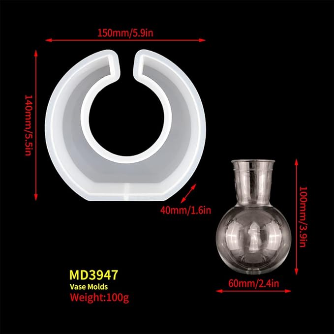 Wholesale Hydroponic Silicone Epoxy Resin Mold Round Frame Nordic Design Flower Plant Vase Concrete Mould with Plastic Bottles for Desktop Decoration Making, Home Decor