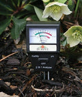 Burpee Electronic Garden Soil Tester | Tool for Measuring pH Level & Soil Fertility, Batteries Not Needed | Accurate Rapid pH Meter Gardening Tool for Healthy Indoor and Outdoor Plant Care