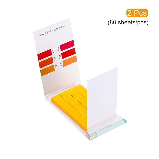 PATIKIL PH Test Strips 6.9-8.4, 2 Pack 160 Indicator Papers Litmus Tester for Water Food Soil Alkaline Acid Testing