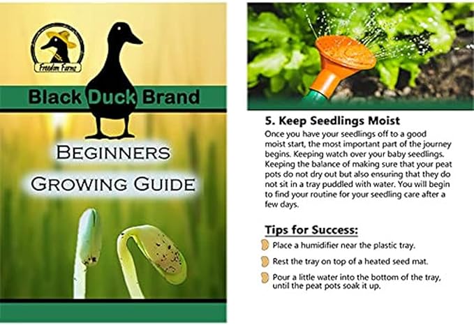Deluxe Superfood Garden Starter Kit - Includes: Seeds, Peat Pots, Netted Coir Pellets, and a Beginners Guide - Great for Beginners - Heirloom, Non-GMO