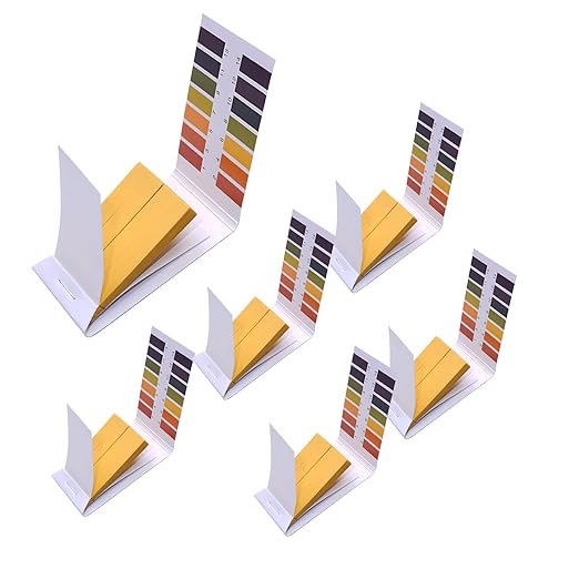 6 Pack pH Test Strips Universal pH 1-14 Litmus Test Paper 480 Strips for Saliva Urine Water Soil and Chemistry Experiments