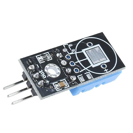 HiLetgo 5pcs DHT11 Temperature Humidity Sensor Module Digital Temperature Humidity Sensor 3.3V-5V Humidity Measure Range 20%-95% Temperature Measure Range 0-50℃ Celsius with Wires