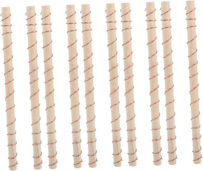 BESPORTBLE 10pcs Copper Wire Electroculture Antennas for Gardening Copper Gardening Support for Plants for and Vegetables